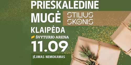 Stilius ir skonis PRIE\u0160KAL\u0116DIN\u0116 mug\u0117 \u0160vyturio arenoje