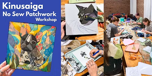 Kinusaiga Patchwork Workshop (No-Sew Fabric Art)