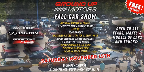 Ground Up Motors Fall Car Show