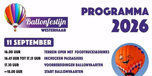 ballonfestijn Westerhaar 2026