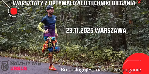 warsztaty optymalizacji techniki biegania - Warszawa 