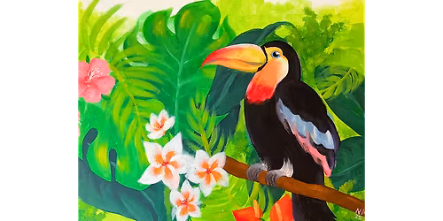 Vibrant Tropical Toucan - Paint and Sip in San Diego | Classpop!\u2122