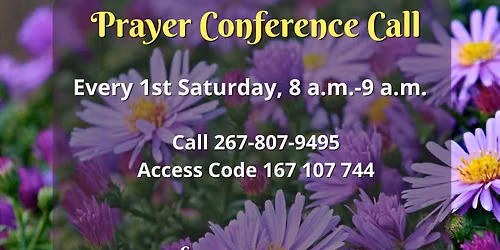 Prayer Conference Call