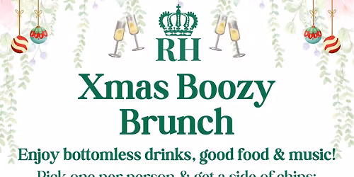 The Royal Xmas Boozy Brunch \ud83c\udf84