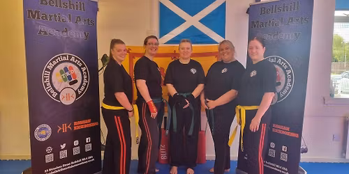 ladies kickboxing grading