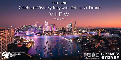 North Sydney Business Chamber - Vivid Sydney Drinks & Drones