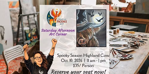 Spooky Season Highland Cow