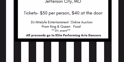 Black & White Adult Prom