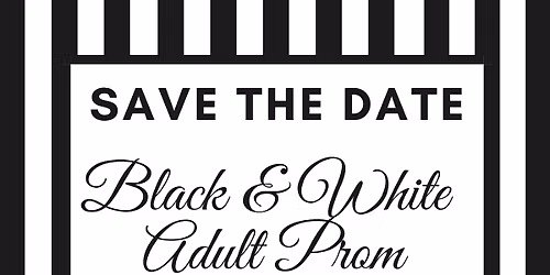 Black & White Adult Prom