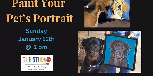 Paint Your Pet's Portrait