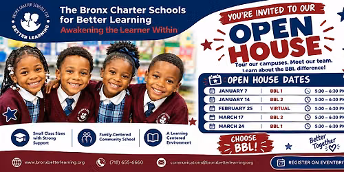 BBL 2 Open House Dates