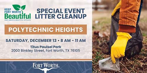 Polytechnic Heights Special Event Litter Cleanup