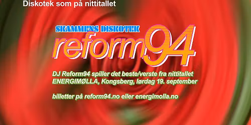 Skammens diskotek med DJ Reform94 \/\/ Energim\u00f8lla