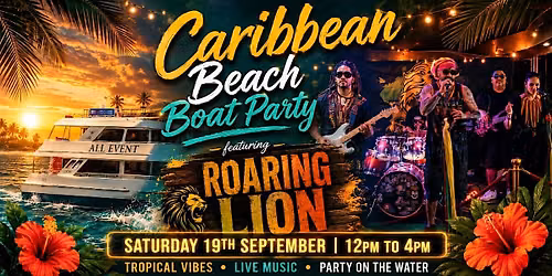 Caribbean Beach Boat Party | feat. Roaring Lion