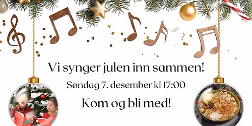 Vi synger julen inn sammen + mye mer!