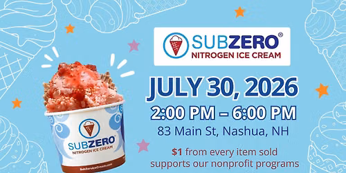 Sub Zero Nashua Fundraiser