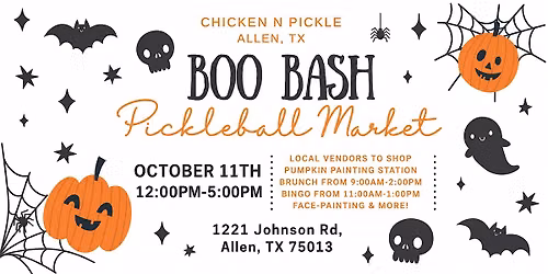Allen Boo Bash Pickleball Market