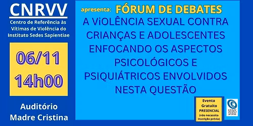 F\u00f3rum de Debates CNRVV \u2013 novembro 2025