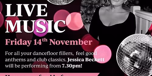 The Swan Hotel for LIVE MUSIC with Jessica Beckett