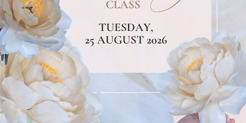 Wafer Paper Peony Class ( Plumstead)