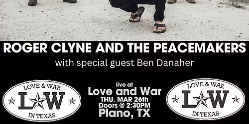 Roger Clyne and the Peacemakers LIVE @ Love and War in Plano, TX