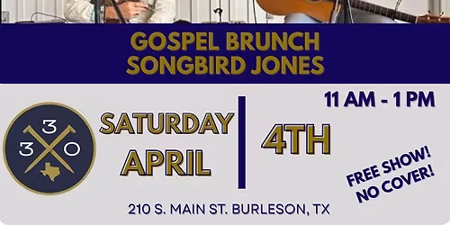 Gospel Brunch with Songbird Jones