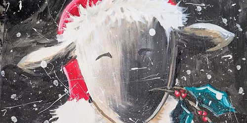 Snowy Sheep Sip & Paint