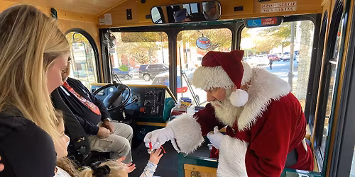 Trolley Rides with Santa