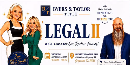 Legal II With The Amazing Stephen Etzel And Tall & Small Fun