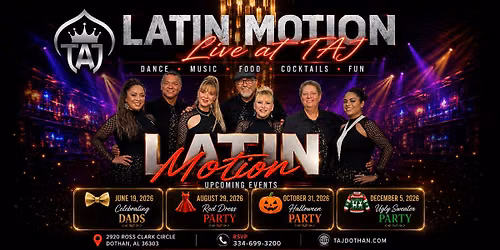 SATURDAY NIGHT PARTY WITH LATIN MOTION