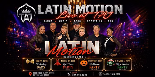 SATURDAY NIGHT PARTY WITH LATIN MOTION