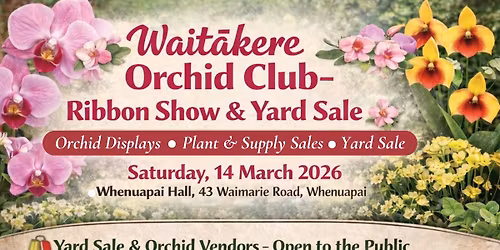 WOC Ribbon Show and Yard Sale