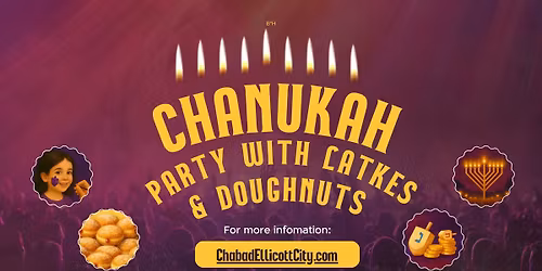 \ud83c\udf89 Chanukah Party with Latkes & Doughnuts