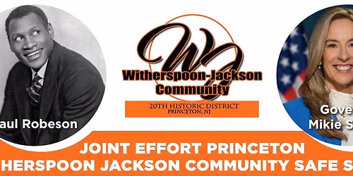 Joint Effort Witherspoon-Jackson Community Princeton Safe Streets