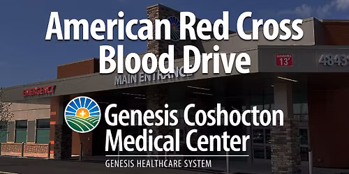 American Red Cross blood drive @ Genesis Coshocton Medical Center