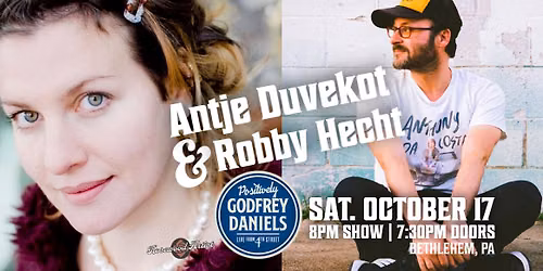 Antje Duvekot & Robby Hecht Co-Bill \u2013 Award-Winning Songwriters Sharing an Unforgettable Evening of Folk 