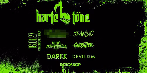 Harte T\u00f6ne | 16.01.2027 Carlswerk Victoria, K\u00f6ln