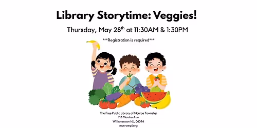 Library Storytime: Veggies!