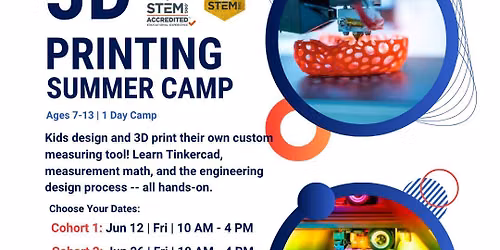 3D Printing Summer Camp - STEM Junction