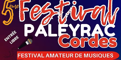 FESTIVAL PALEYRAC'CORDES 2026
