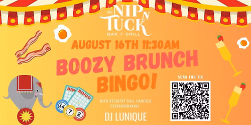 Boozy Brunch Bingo - Summer Carnival Theme!