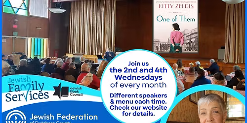 Learn & Lunch Bunch | JBC Novel & Nosh with author Kitty Zeldis