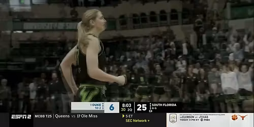 Duke Blue Devils at South Florida Bulls Womens Basketball at Yuengling Center