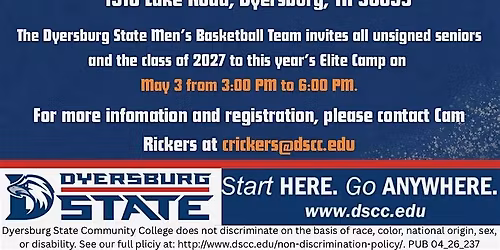 Dyersburg State MBB Elite Camp