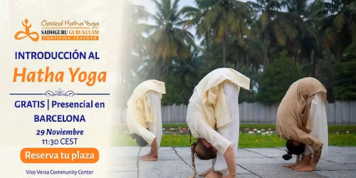 Introducci\u00f3n al Hatha Yoga - Arc de Triomf