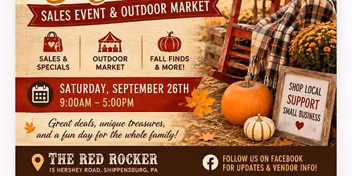 Autumn Harvest Weekend Sales Event & Outdoor Market