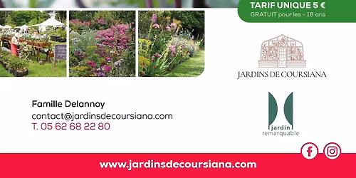 F\u00eate des Plantes et de l'Artisanat aux Jardins de Coursiana - \u00e0 La Romieu (32)
