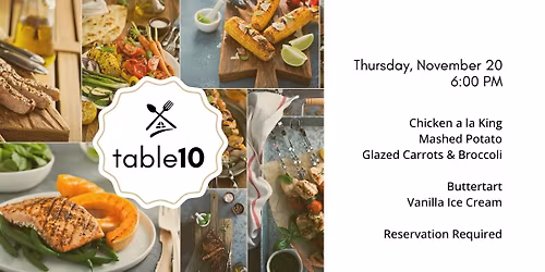 Table10 - a dining experience made just for Seniors