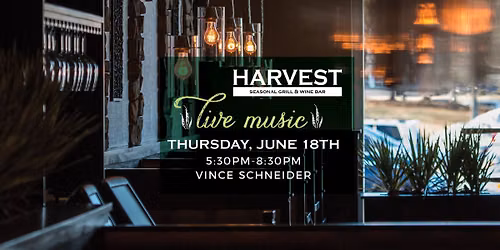 Vince Schneider at Harvest Moorestown! 