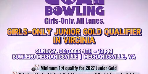 Girls-Only Junior Gold Qualifier - Virginia